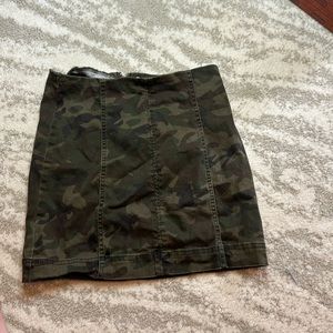 Camo Jean Skirt!!